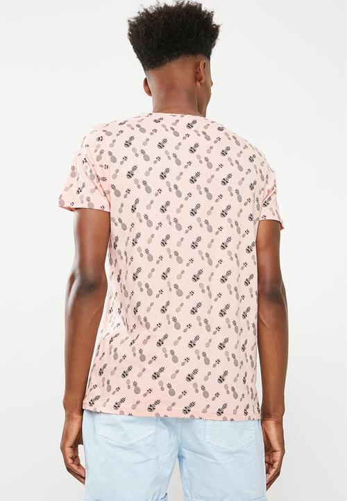 Brave Soul - Astor T-shirt - pink 