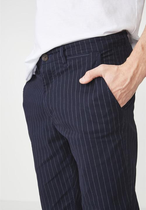 Cotton On - Knox chino pants - navy 