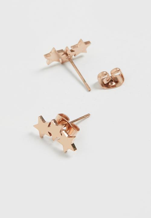 Pop Candy - Star earrings - rose gold