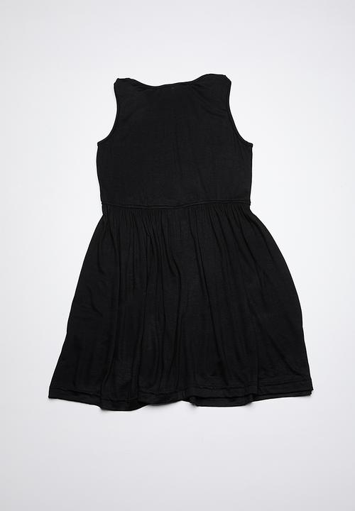 Rebel Republic - Dress with shoulder detail - black