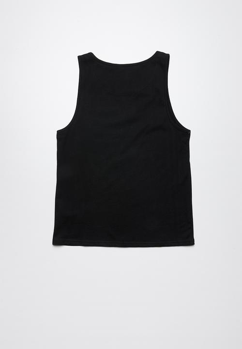 Lizzard - Salty printed vest - black