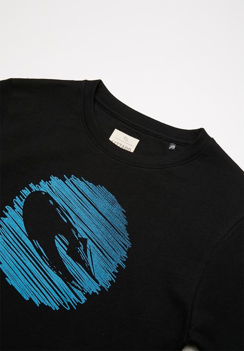 Lizzard - Dimitri printed tee - black
