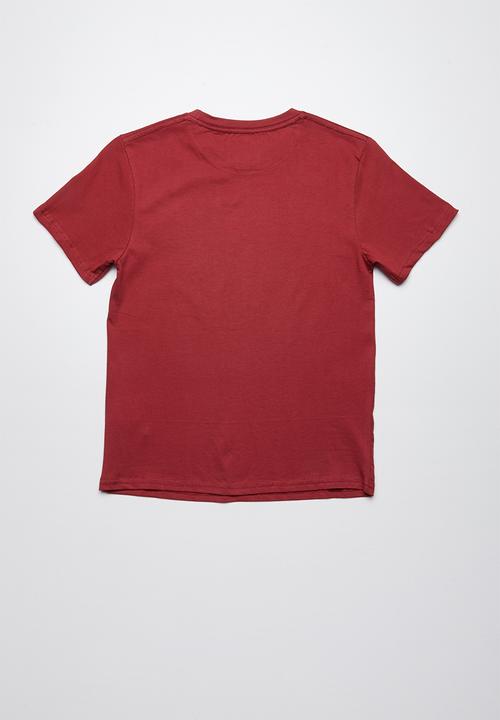 Lizzard - Lasso printed tee - red