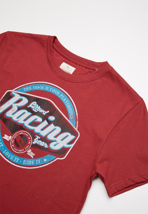 Lizzard - Lasso printed tee - red
