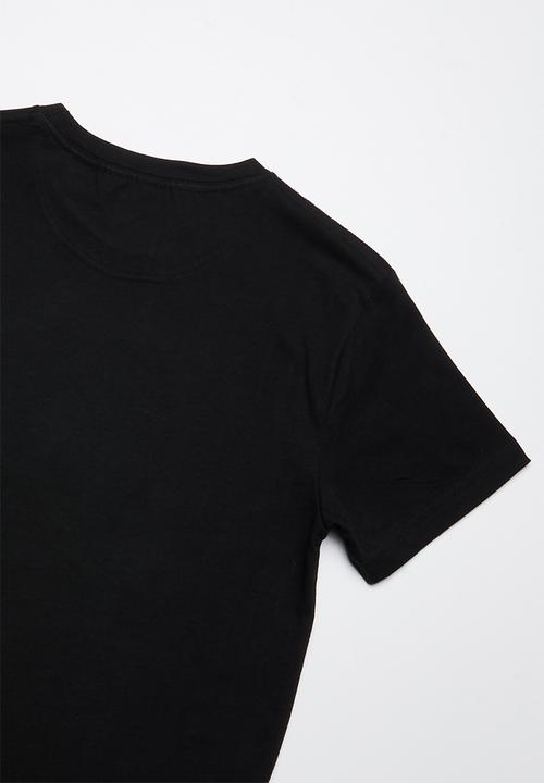 Lizzard - Lasso printed tee - black