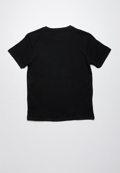Lizzard - Lasso printed tee - black