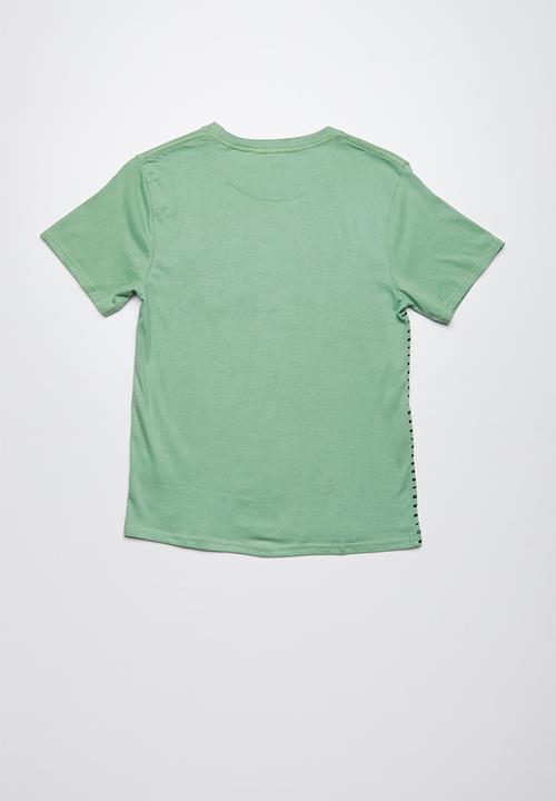 Lizzard - Amiel stripe tee - green