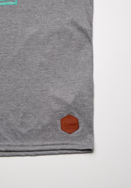Lizzard - Hyatt printed vest - grey