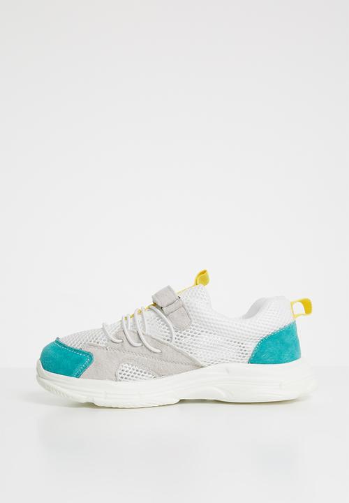 Pop Candy - Suede mesh sneaker multi-colour