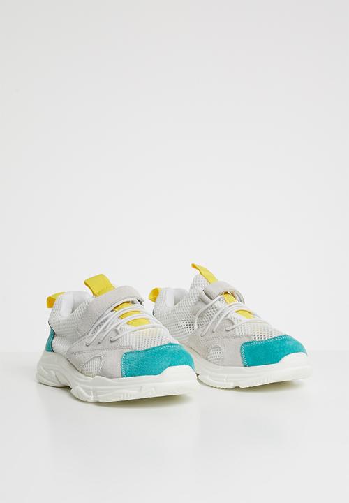 Pop Candy - Suede mesh sneaker multi-colour