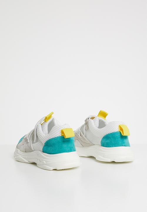 Pop Candy - Suede mesh sneaker multi-colour