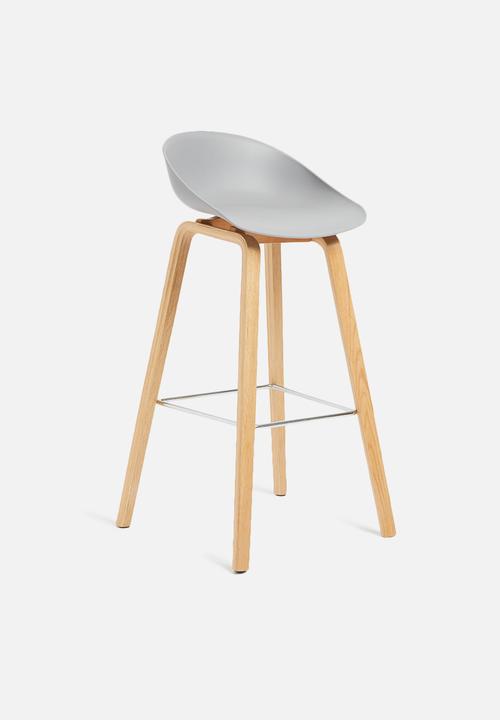 Basics - Cara barstool - grey