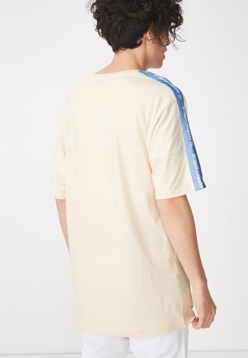 Cotton On - Drop shoulder longline tee- yellow