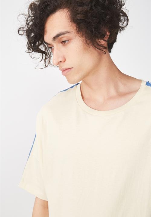 Cotton On - Drop shoulder longline tee- yellow