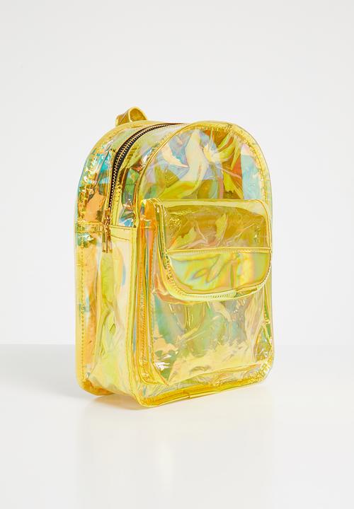Pop Candy - Transparent backpack - yellow