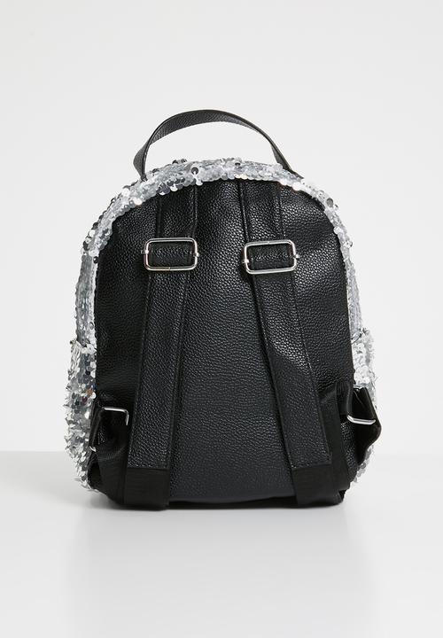 Pop Candy - Sequin backpack - silver