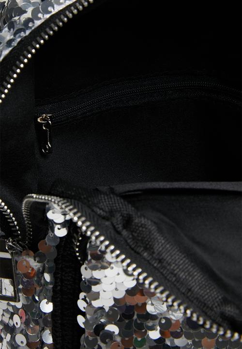 Pop Candy - Sequin backpack - silver