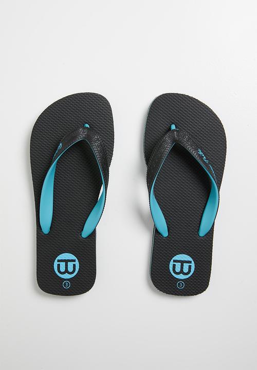 World Tribe - Ultimate boys youth flip flop - black