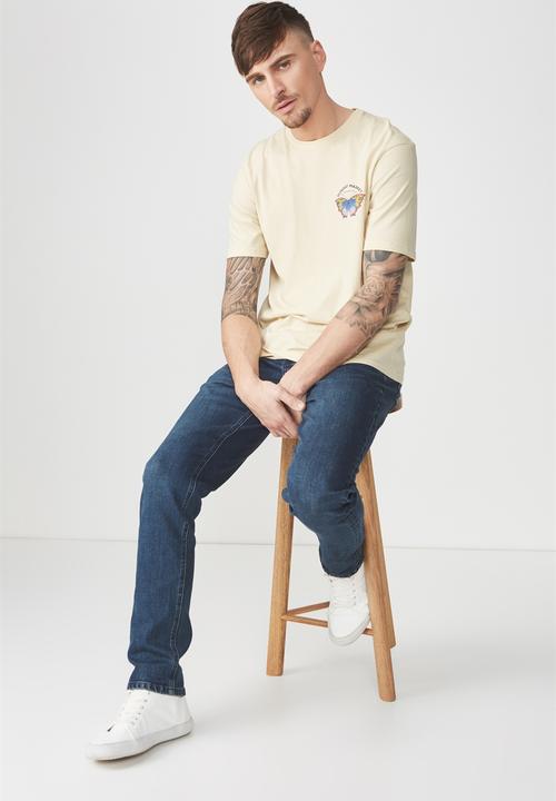 Cotton On - Tbar tee - yellow 