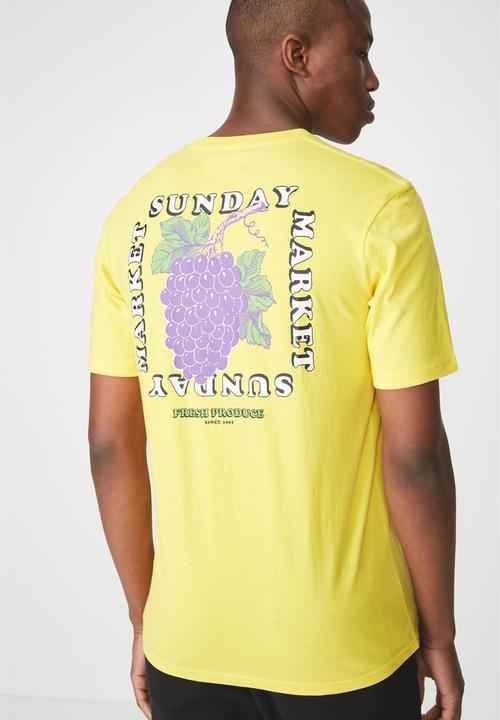 Cotton On - Tbar tee - yellow