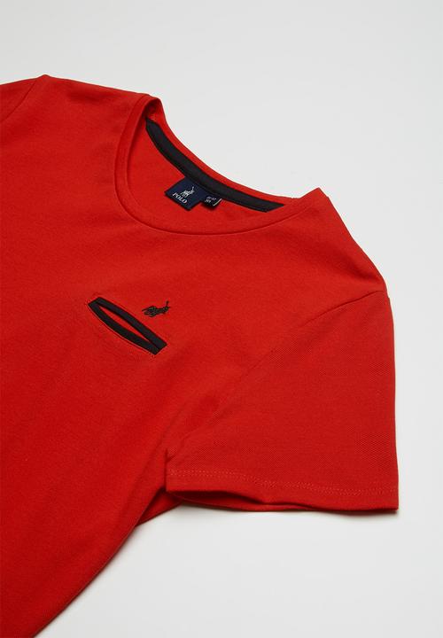 POLO - Mason tee - red