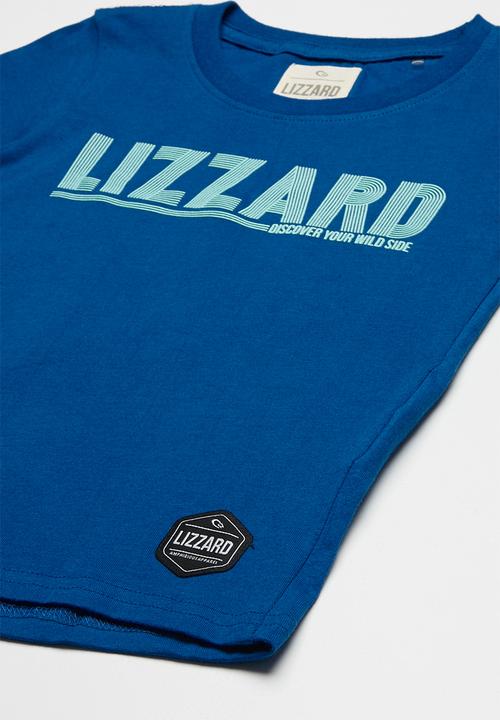 Lizzard - Griffith printed tee - blue
