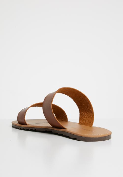 Superbalist - Two strap slide - tan