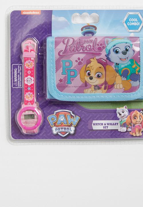 Character Fashion - Paw Patrol wallet & watch set - multi