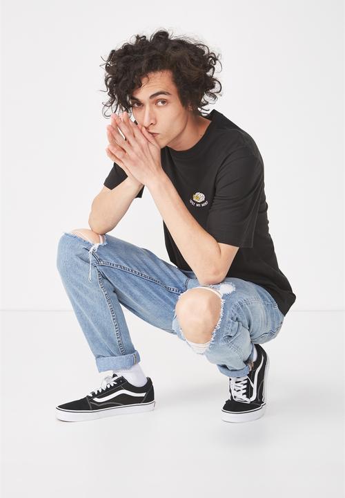Cotton On - Tbar tee - black