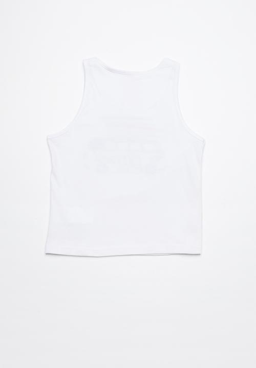 Lizzard - Odion printed vest - white