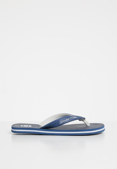 World Tribe - Ultimate junior flip flops - navy