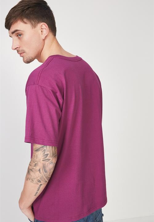 Cotton On - Downtown loose fit tee - purple