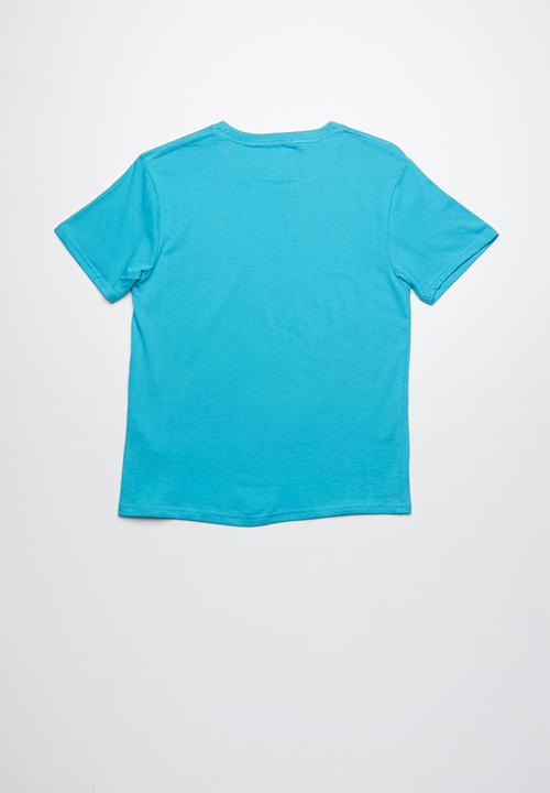 Lizzard - Vegas printed tee - blue