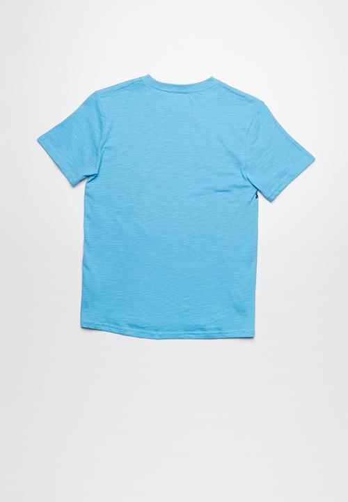 Lizzard - Garian printed tee - blue