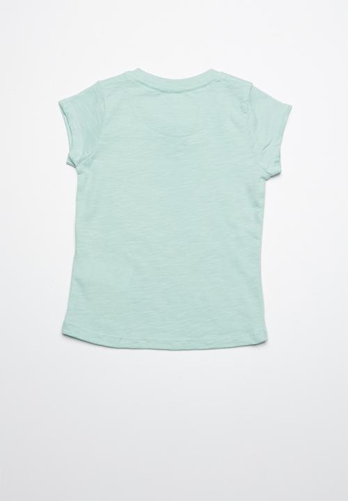 Lizzy - Shine printed tee - green