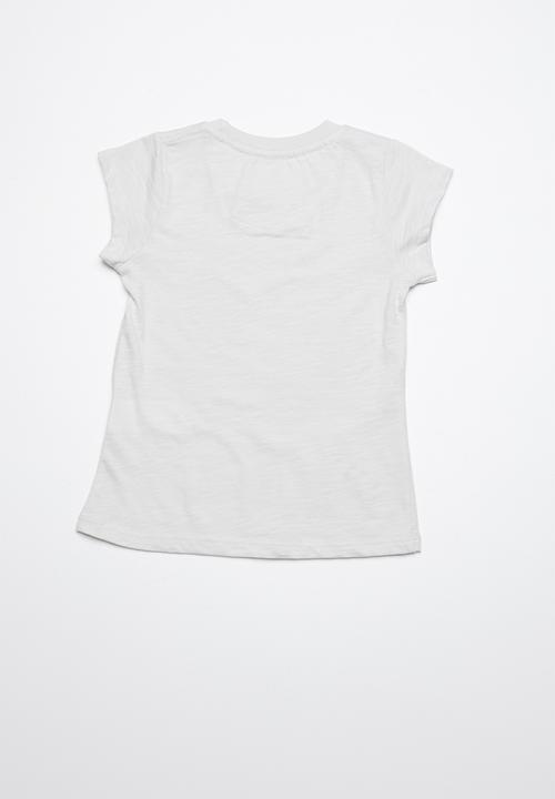 Lizzy - Shine printed tee - grey