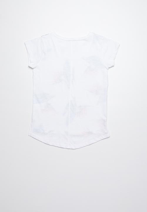Lizzy - Kris printed tee - white