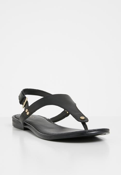 ALDO - Ariaria leather sandal - black