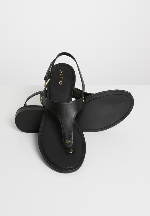 ALDO - Ariaria leather sandal - black
