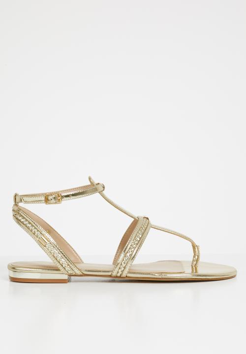 aldo gold gladiator sandals