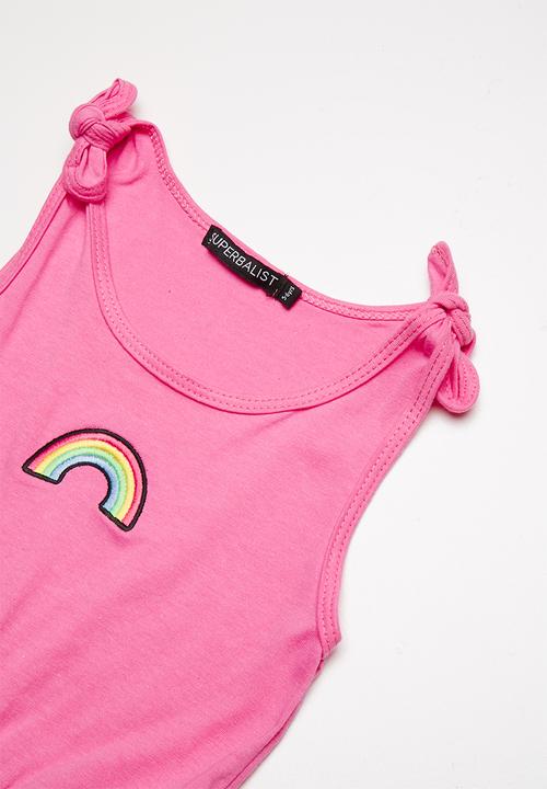 Superbalist - Sleeveless tunnel playsuit - pink
