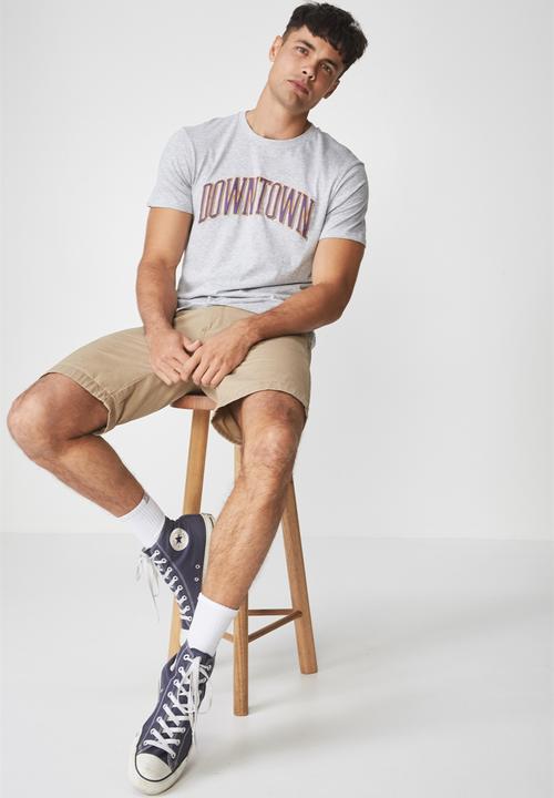 Cotton On - Active graphic tee - grey