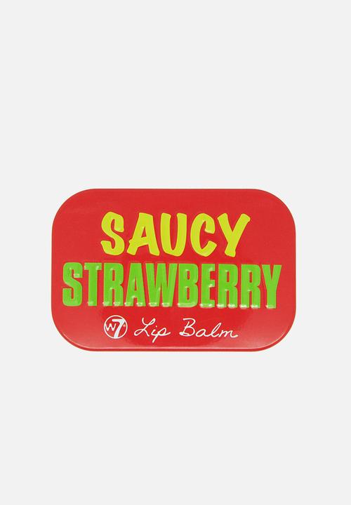 W7 Cosmetics - Fruity Lip Balm Tin - Saucy Strawberry