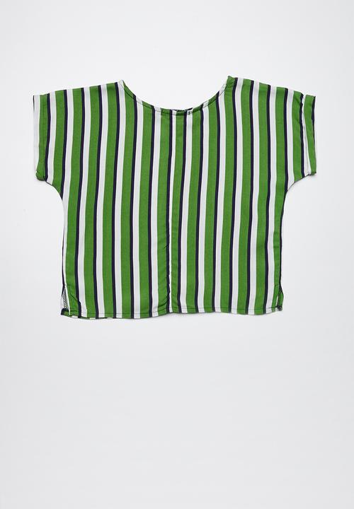 Superbalist - Woven boxy top - green 