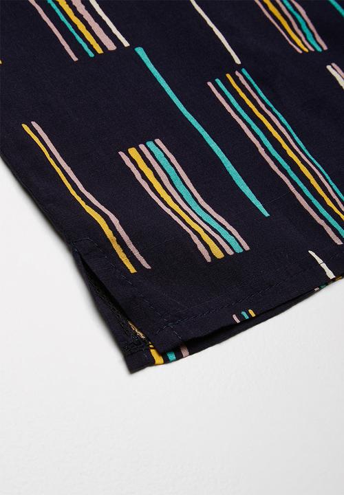 Superbalist - Woven boxy top - navy