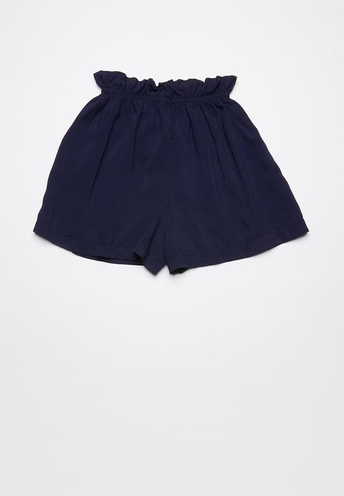 Superbalist - Paperbag shorts - navy