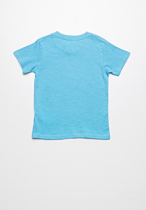 Lizzard - Gardener printed tee - blue