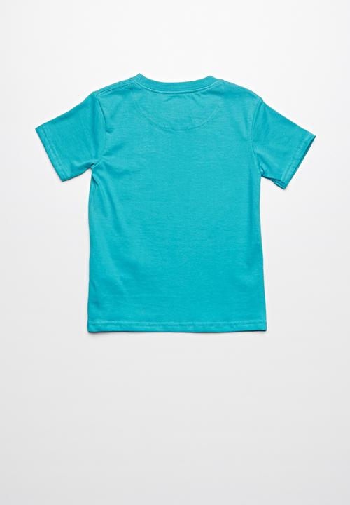 Lizzard - Aphro printed tee - blue