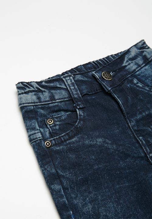 Pop Candy - Denim shorts mid - blue