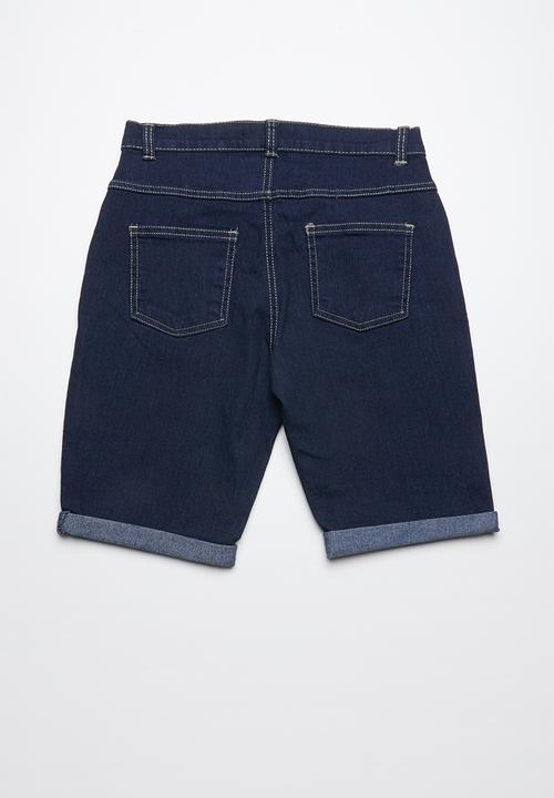 Pop Candy - Denim shorts - mid blue